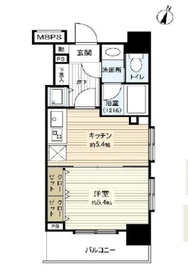 ライオンズマンション西麻布シティ 4階 間取り図