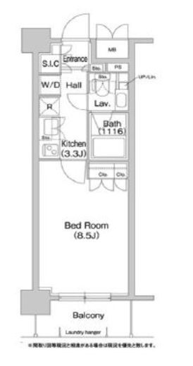 コンフォリア両国サウス 406 間取り図