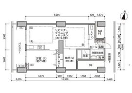 東雲キャナルコートCODAN 16-608 間取り図