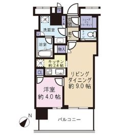 ミッドタワーグランド 9階 間取り図
