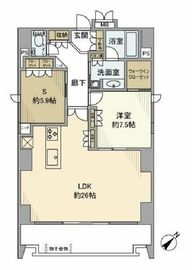 ソラシア八丁堀イースト 12階 間取り図