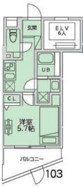 メホールシーティオ恵比寿 103 間取り図