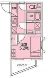 メホールシーティオ恵比寿 201 間取り図