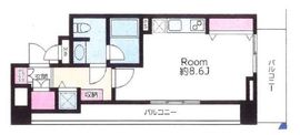 ドメイン広尾 8階 間取り図