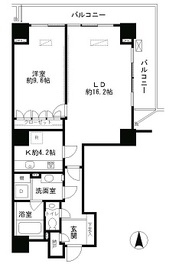 恵比寿ガーデンテラス弐番館 501 間取り図