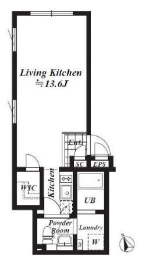 ミラフィール1 302 間取り図