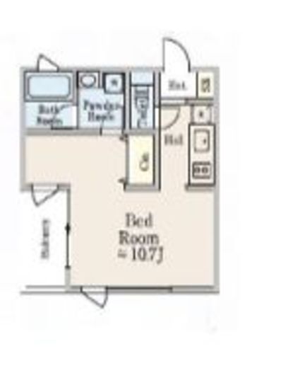 CUBES白金台 205 間取り図