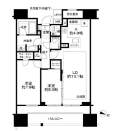 シティタワー・ルフォン九段の杜 3階 間取り図