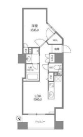 ルクレ新川レジデンス 1103 間取り図