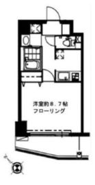 レジーナエビス 807 間取り図