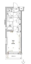 クレイシア目黒都立大学 3階 間取り図