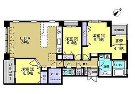 南青山ドミシル 301 間取り図