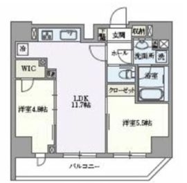 グランパセオ浅草橋 1102 間取り図