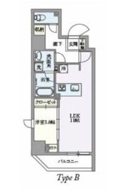 グランパセオ浅草橋 305 間取り図