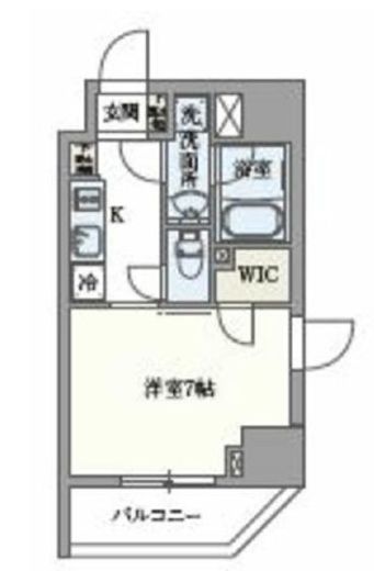 グランパセオ浅草橋 603 間取り図