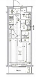 ザ・プレミアムキューブジー大崎 408 間取り図