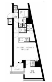 ザ・パークワンズ山吹神楽坂 7階 間取り図