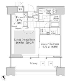 大崎ガーデンレジデンス 1414 間取り図