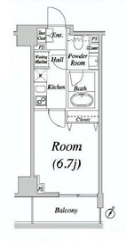 グレイスコート目黒 6階 間取り図