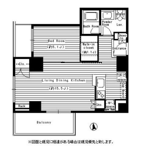 レガーロ西早稲田 1009 間取り図