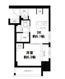 エステムプラザ飯田橋タワーレジデンス 1102 間取り図