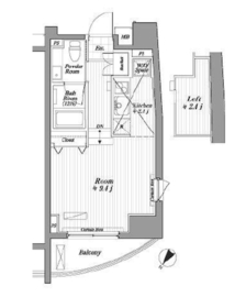 ブランシック白金台 702 間取り図