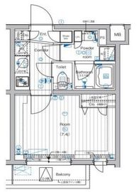 プレミアムキューブ中野 1階 間取り図