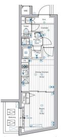 プレミアムキューブ中野 3階 間取り図