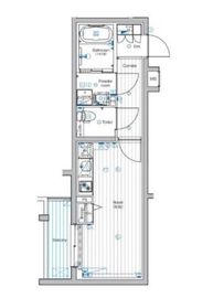 プレミアムキューブ中野 1階 間取り図