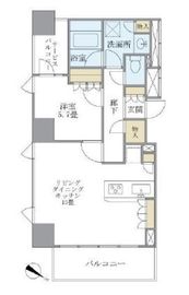 リビオ日本橋人形町 12階 間取り図