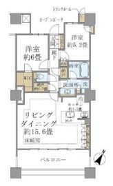 ブリリア有明スカイタワー 21階 間取り図