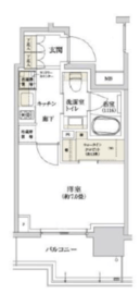 パークリュクス本駒込ステーションプレミア 3階 間取り図