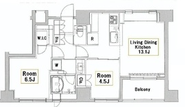 ウィルローズ小伝馬町 4階 間取り図