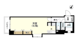 クレアール赤坂 5階 間取り図