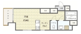 メイクス新中野アジールコート 1003 間取り図