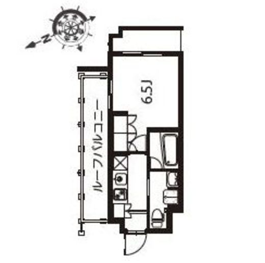 アジールコート東大井 102 間取り図