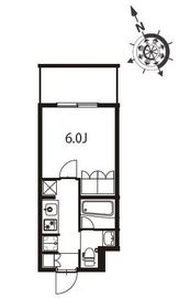 アジールコート東大井 105 間取り図