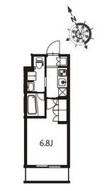 アジールコート東大井 509 間取り図
