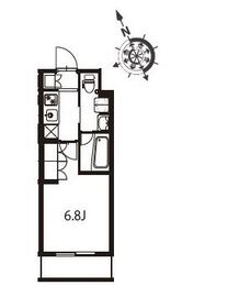 アジールコート東大井 115 間取り図