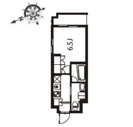 アジールコート東大井 416 間取り図