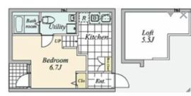 ファーレ代々木上原6 104 間取り図