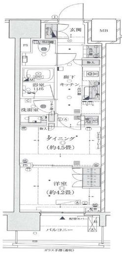 ザ・パークハウスアーバンス渋谷 10階 間取り図