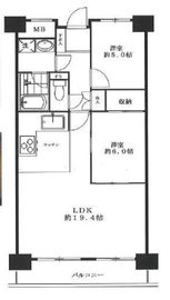 三田ナショナルコート 3階 間取り図