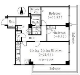 赤坂グランドハウス 3階 間取り図