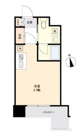 メゾンドゥニコラ大井 203 間取り図