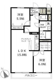 ライオンズマンション麻布十番 5階 間取り図