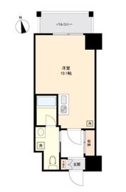 メゾンドゥニコラ大井 405 間取り図