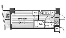 グランド・ガーラ西麻布 1階 間取り図