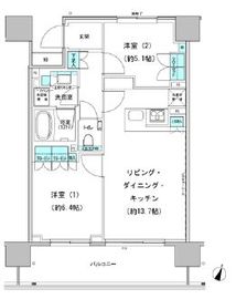 パークハビオ渋谷本町レジデンス 1203 間取り図