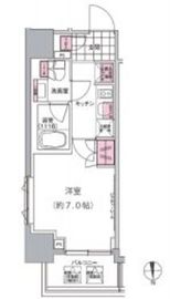 プレジリア東日本橋 707 間取り図